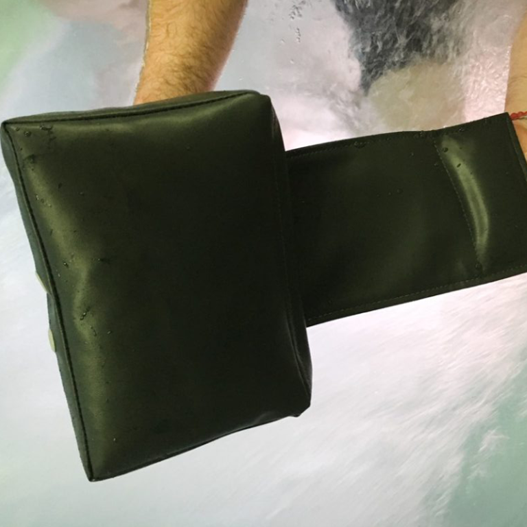 Gray Hot Tub Pillow