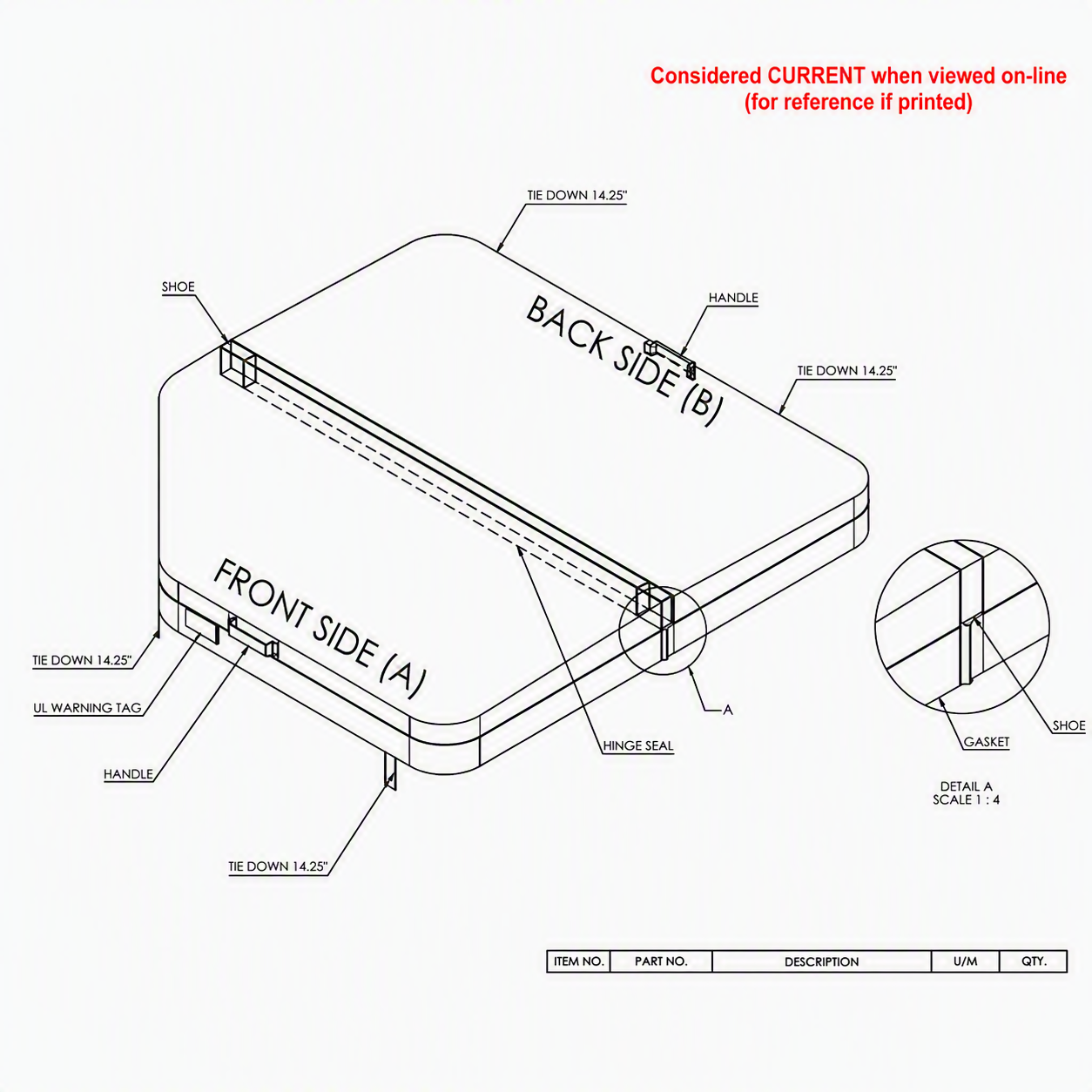 Sereno Cover Specs