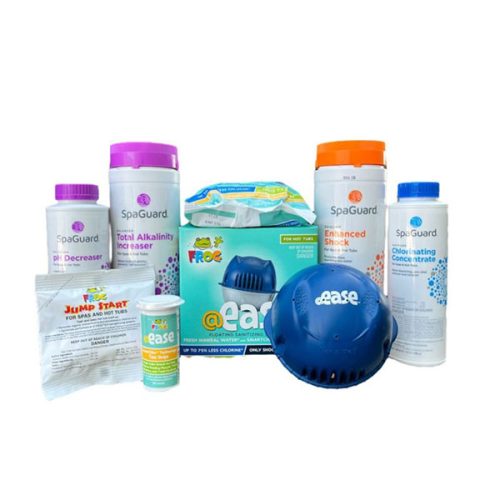 Spa Chemical Startup Kit with Chlorine Floating System