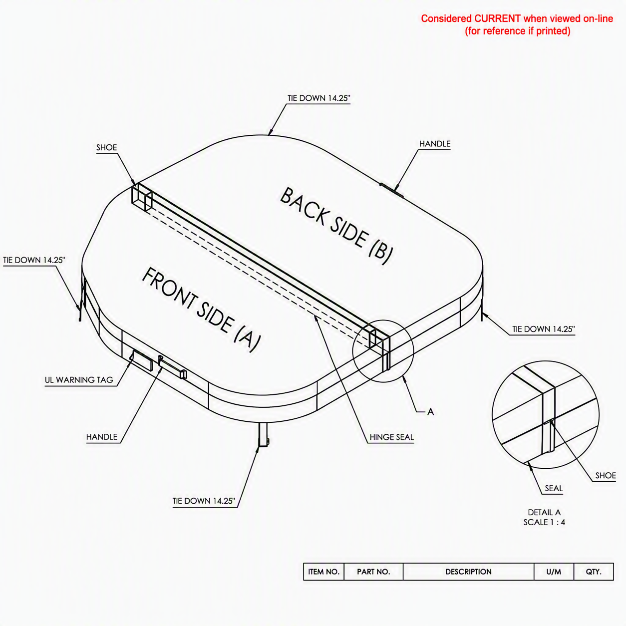 LS400DX Cover Specs